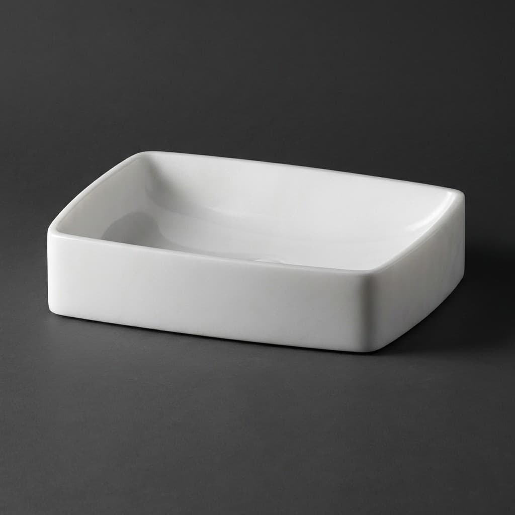 Artisan-Crafted Zen Minimalist Stone Countertop Basin - hero-light
