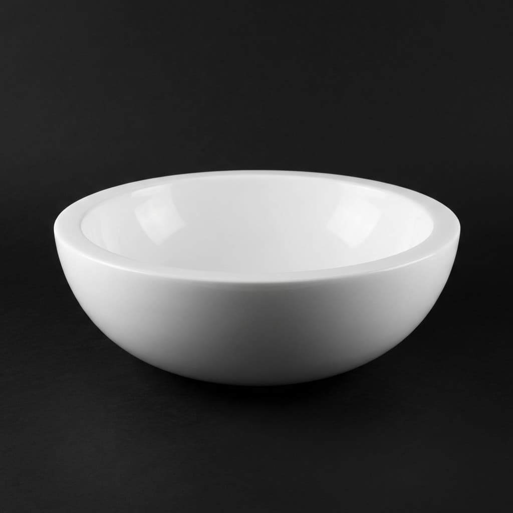 Elegant Hand-Carved Polished Stone Vessel Sink - hero-light