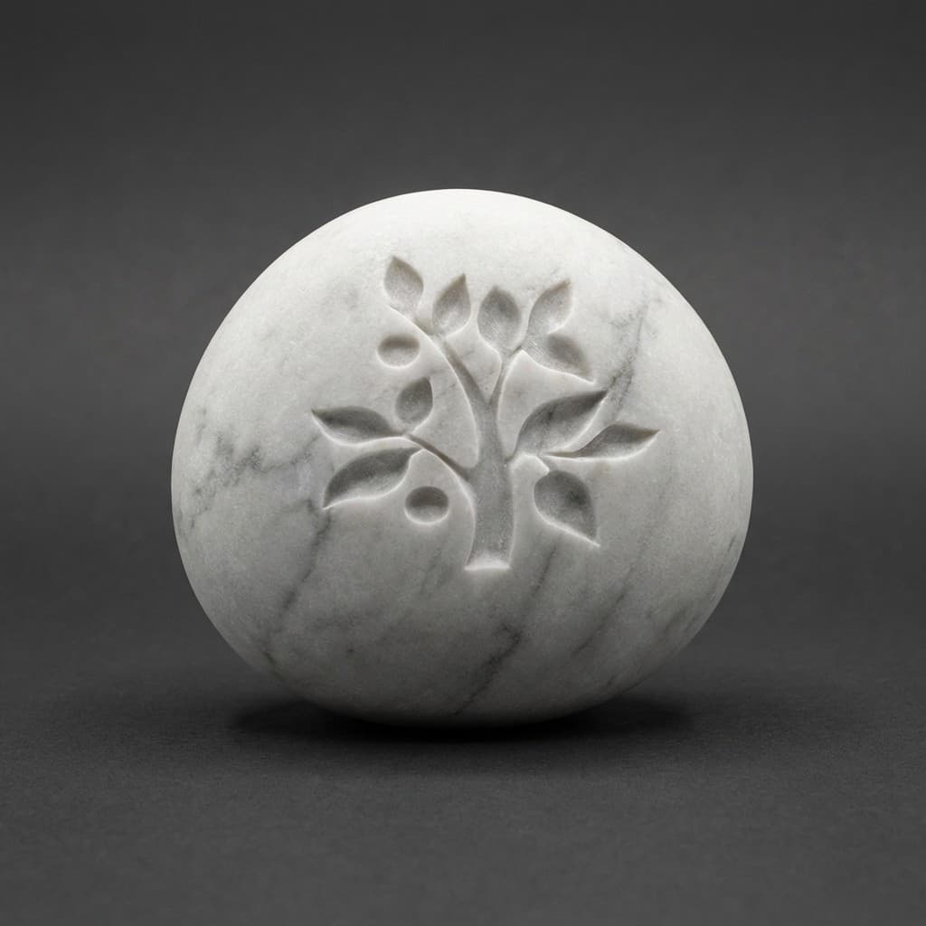 Hand-Carved Tree of Life Zen Stone Sculpture - hero-light