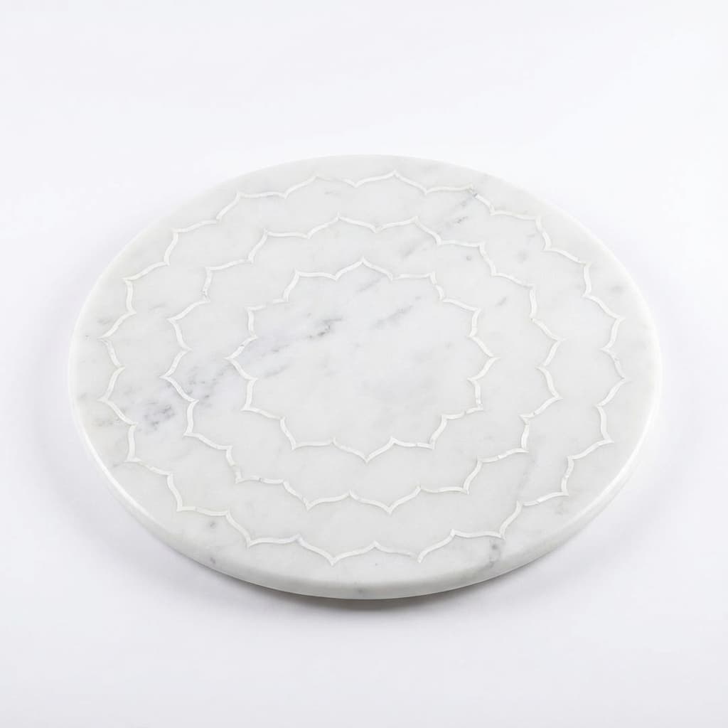 Artisan Handcrafted Celestial Mandala Stone Tabletop - hero-light