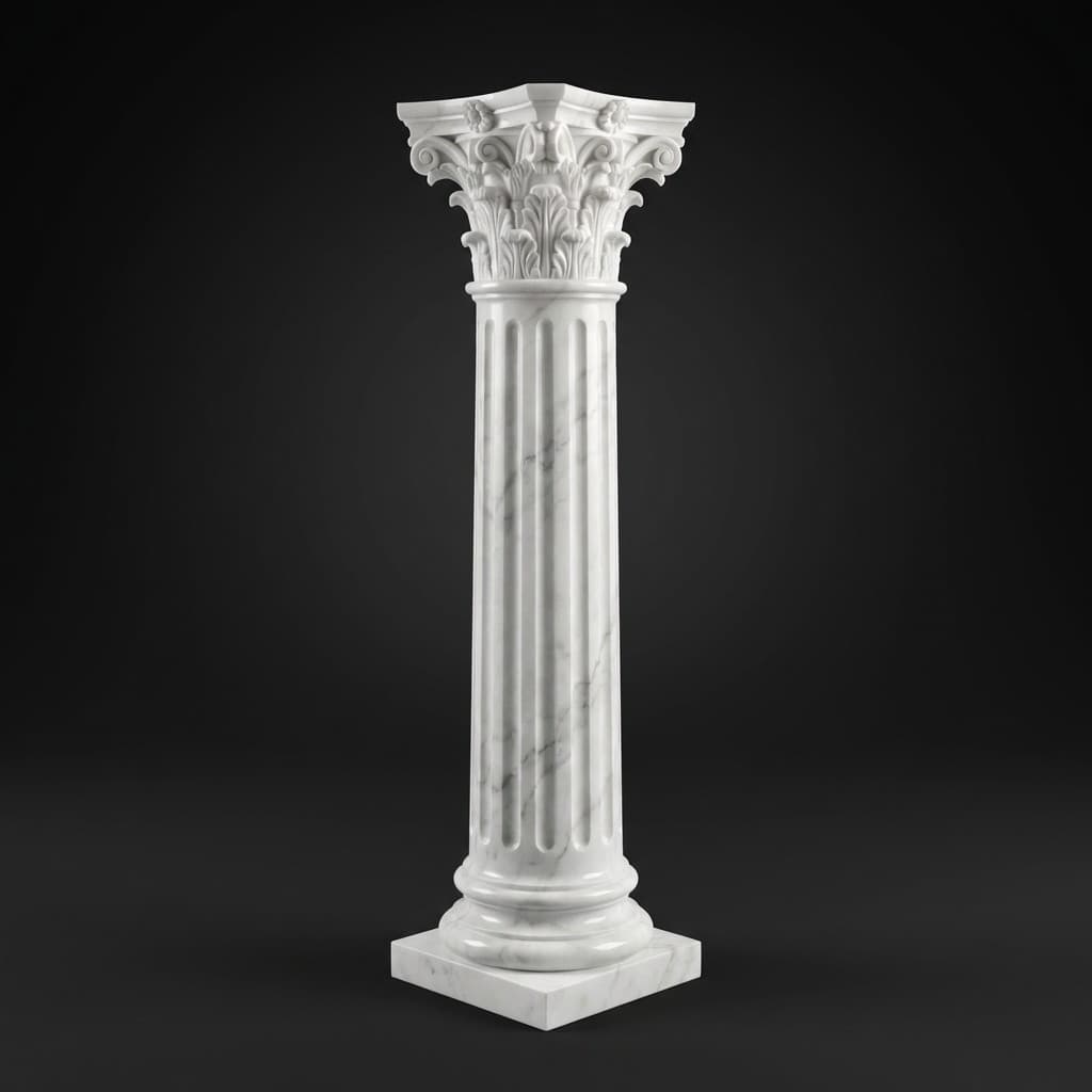 Hand-Carved Decorative Stone Architectural Pillars - hero-light