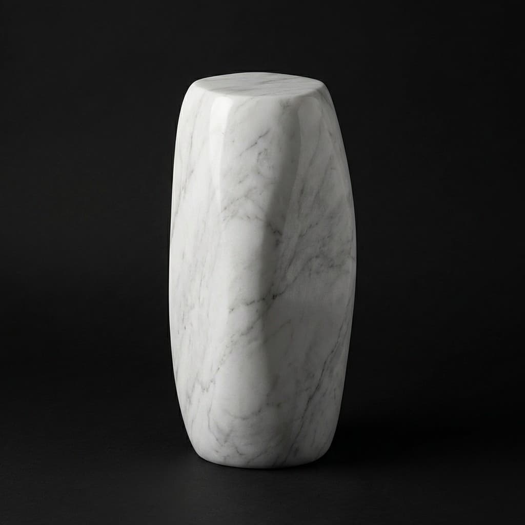 Exquisite Hand-Carved Natural Stone Monolith Pillar - hero-light