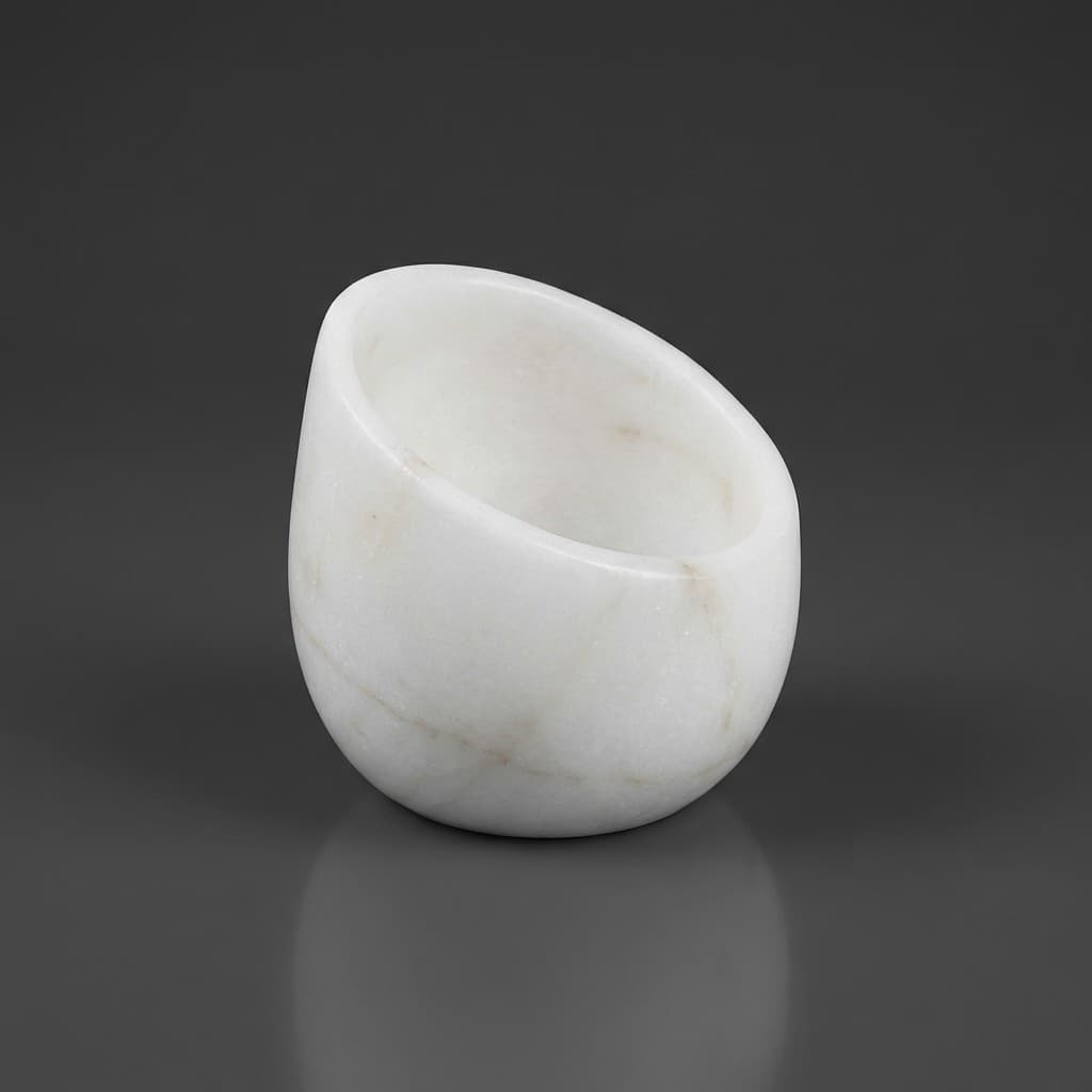 Elegant Minimalist Handcrafted Stone Candle Stand - hero-light